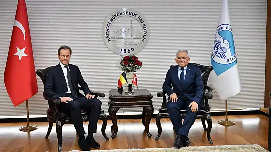 Belçika büyükelçini ağırlayan Büyükkılıç'tan AB vurgusu