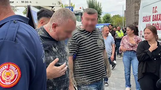 Beton mikserinin pompası patladı: 5 kişi hastaneye kaldırıldı