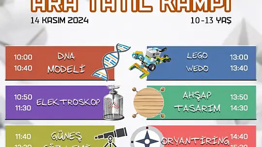 Bilim Merkezi'nde 'Ara Tatil' etkinlikleri