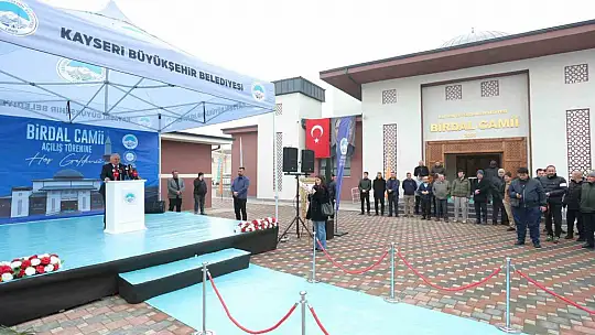 Birdal Cami ibadete açıldı
