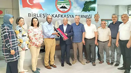 Birleşik Kafkasya Derneği'nden Kaymakam Dönmez'e veda