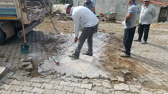 Bünyan Belediyesi'nden ilçede yol ve parke çalışmaları
