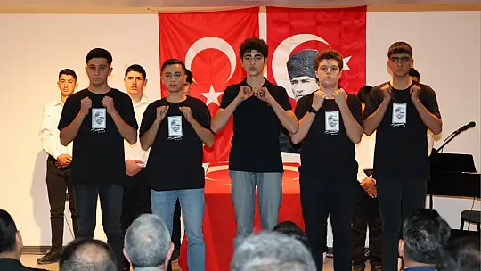 Bünyan'da 10 Kasım Atatürk'ü anma programı düzenlendi