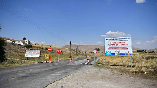 Bünyan'da 122.5 milyon TL'lik yatırımla 16 kilometrelik yol yenileniyor