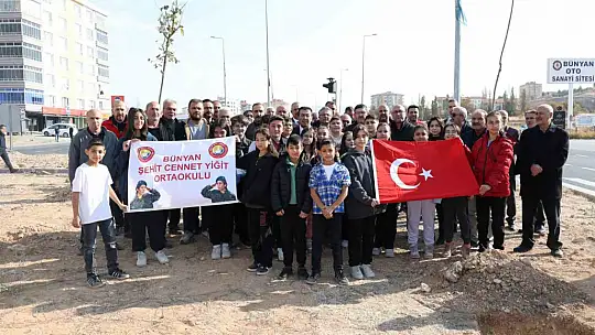 Bünyan'da fidan dikim etkinliği düzenlendi