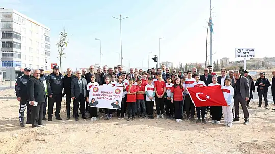 Bünyan'da fidan dikim etkinliği düzenlendi