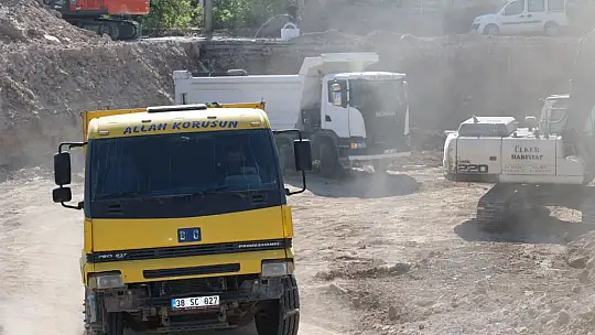 Bünyan'da hükümet konağı yapım çalışmaları sürüyor