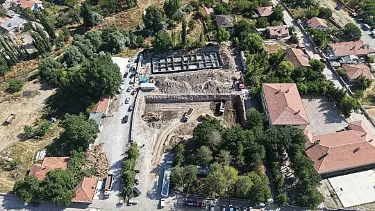 Bünyan'da hükümet konağı yapım çalışmaları sürüyor