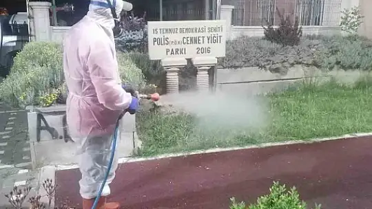 Bünyan'da kene ile mücadele: İlaçlanmayan park kalmadı