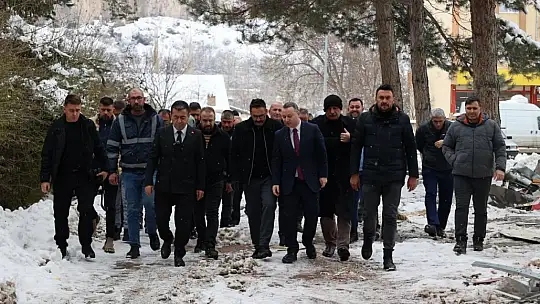 Bünyan'da yeni hükümet konağı için inceleme