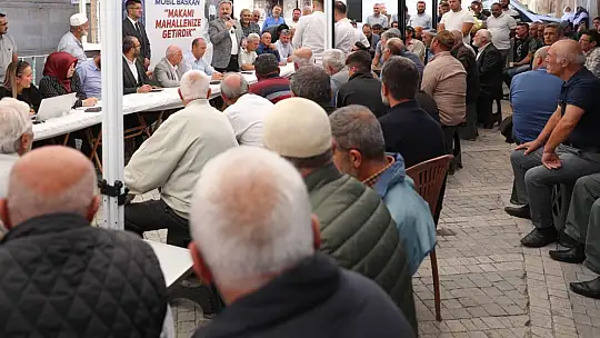 Büyükbürüngüz Mobil Başkan'la buluştu