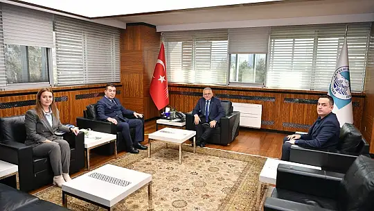 Büyükkılıç'a, Bünyan Belediye Başkanı Metin'den ziyaret