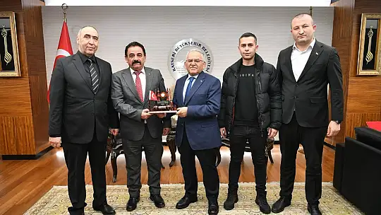 Büyükkılıç'a, Bünyan Belediye Başkanı Metin'den ziyaret