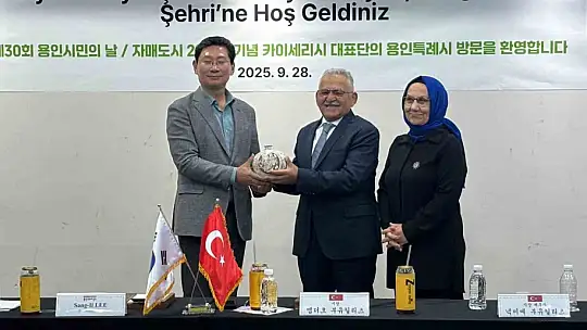 Büyükkılıç, Güney Kore'de işbirliğini geliştiriyor