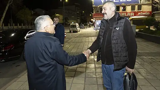 Büyükkılıç, Millet Caddesi'nde yapımı tamamlanan aydınlatma sistemini inceledi