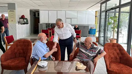 Büyükkılıç'tan ulu çınarlara hizmet mesajı