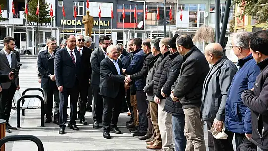 Büyükkılıç ve Okandan'dan Tomarza'ya ziyaret