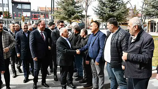 Büyükkılıç ve Okandan'dan Tomarza'ya ziyaret
