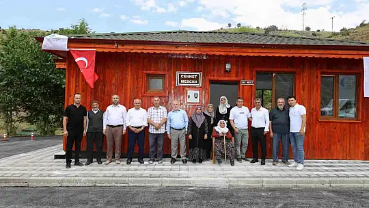 Büyükpınar Mesire Alanı Cennet Mescidi ibadete açıldı