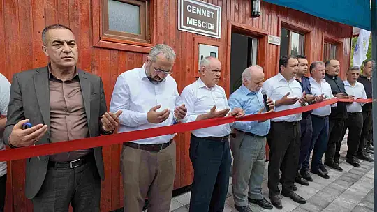 Büyükpınar Mesire Alanı Cennet Mescidi ibadete açıldı