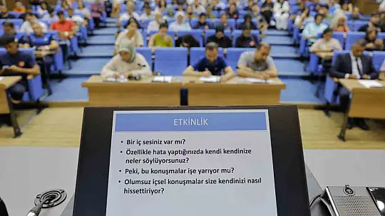 Büyükşehir'den 'Nesilden Nesil'e Geleceğin İnşası Aile konulu kurum içi eğitim
