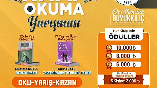 Büyükşehir'den kitap sevgisini büyüten yarışma