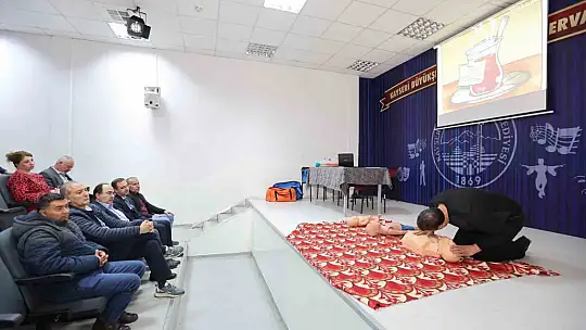 Büyükşehir'den personeline sertifikalı 'ilk yardım' eğitimi