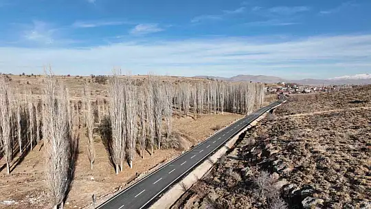 Büyükşehir'den Tomarza'nın kırsal bağlantı yoluna önemli çalışma