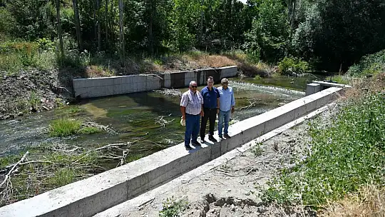 Büyükşehir'den Yeşilhisar'da 7 milyon TL'lik çevreci sulama kanalı projesi