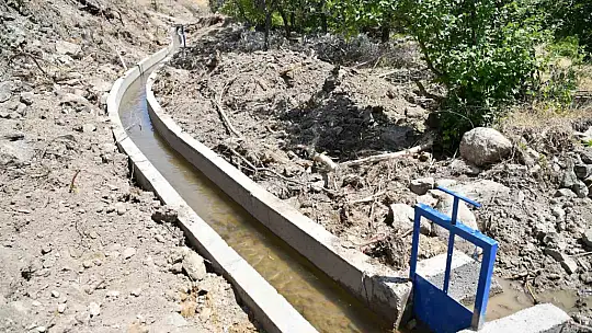 Büyükşehir'den Yeşilhisar'da 7 milyon TL'lik çevreci sulama kanalı projesi