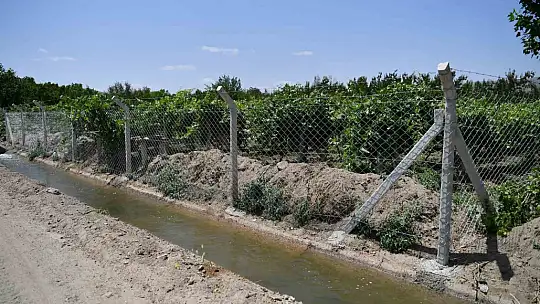 Büyükşehir'den Yeşilhisar'da 7 milyon TL'lik çevreci sulama kanalı projesi