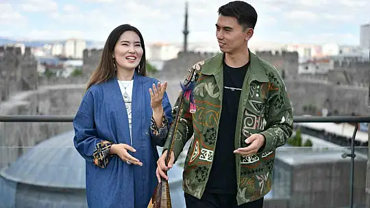Büyükşehir ile Kayseri Kalesi'nde Kazak ezgileri yükseldi