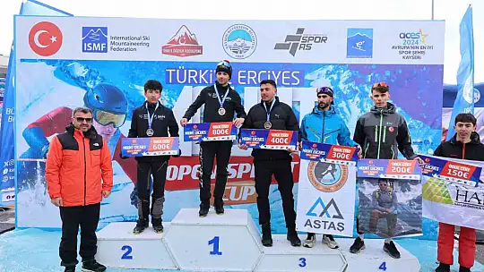Büyükşehir ile zirvede büyük final: Uluslararası Erciyes Dağ Kayağı Yarışları sona erdi