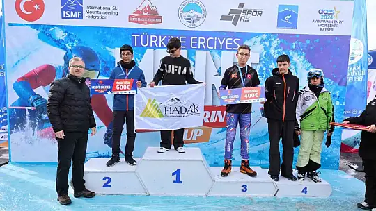 Büyükşehir ile zirvede büyük final: Uluslararası Erciyes Dağ Kayağı Yarışları sona erdi