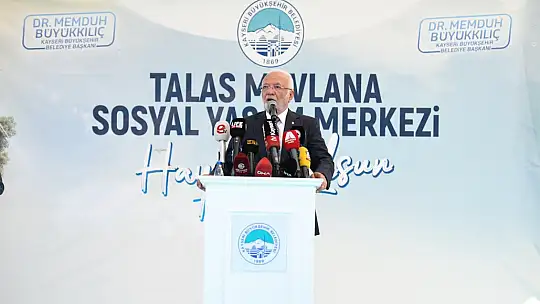 Büyükşehir'in 110 milyon TL'lik Talas Mevlana Sosyal Yaşam Merkezi tanıtıldı