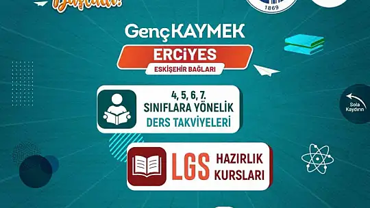 Büyükşehir'in Genç KAYMEK kurslarında yeni dönem kayıtları sürüyor