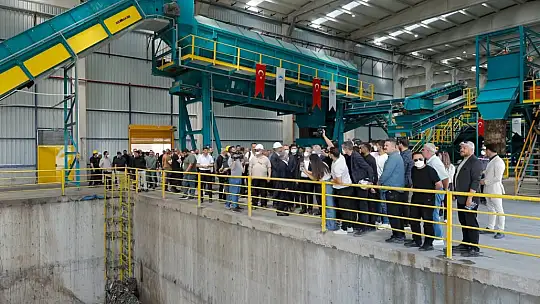 Büyükşehir'in Mekanik Ayırma ve ATY Üretim Tesisi açıldı