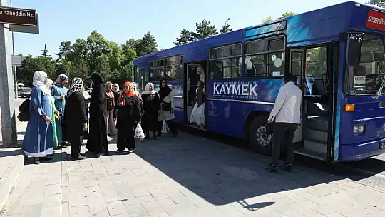 Büyükşehir KAYMEK'ten, 9 ülkeden gelen kursiyerlere Kayseri'yi tanıtan etkinlik