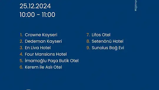 Büyükşehir, otellerin personelini Kayseri turizmi ve Erciyes konusunda bilgilendirecek