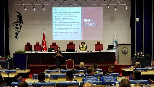Büyükşehir personeline iş sağlığı ve güvenliği semineri düzenlendi