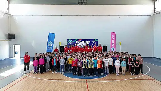 Büyükşehir Spor A.Ş.'den Develi'de 550 öğrenciye spor dolu buluşma