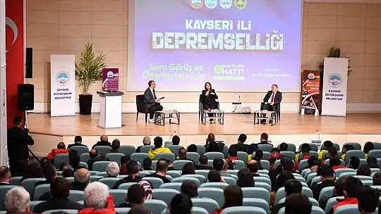 Büyükşehir, Valilik ve üniversite iş birliği ile 'Kayseri İli Depremselliği' Programı