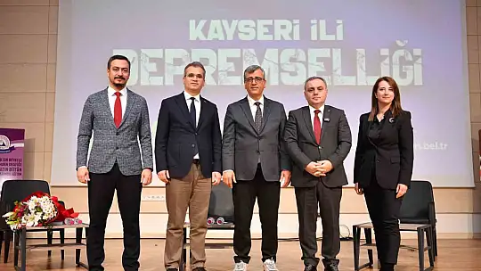 Büyükşehir, Valilik ve üniversite iş birliği ile 'Kayseri İli Depremselliği' Programı
