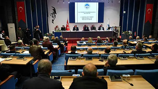 Büyükşehir yılın son meclis toplantısını gerçekleştirdi