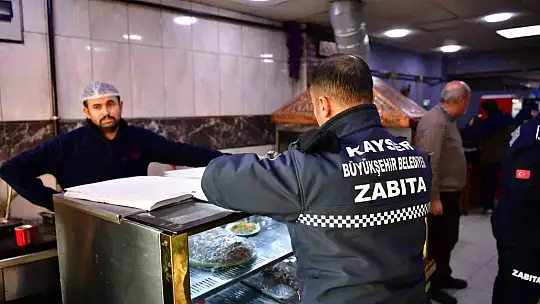 Büyükşehir Zabıta'dan işletmelere denetim