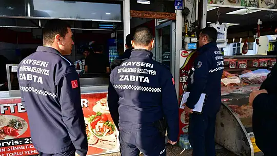 Büyükşehir Zabıta'dan işletmelere denetim