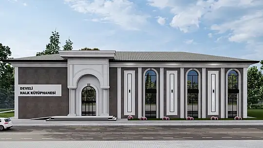 Büyükşehirden 43 milyon TL'lik yeni bir kültür yuvası: 'Develi İlçe Halk Kütüphanesi'