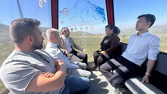Büyükşehirden Çinli yetkililere, Erciyes ile ilgili kapsamlı kültür ve turizm sunumu