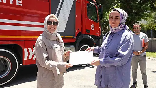 Büyükşehirin 'Afet' odaklı kurslarında katılım belgeleri sahiplerini buldu