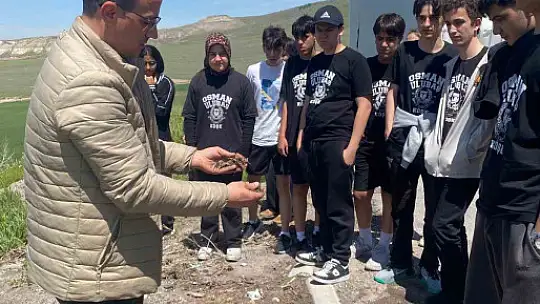 Büyükşehirin çevreci tesisine liseli gençlerden yakın takip